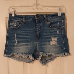 Denim Distressed Women's Shorts